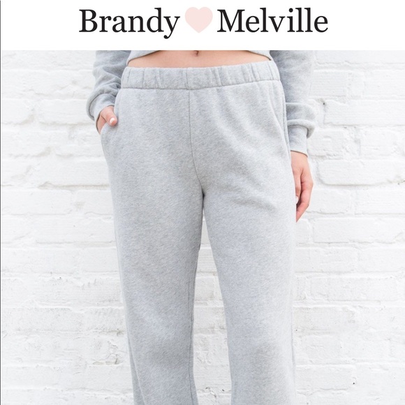 Brandy Melville Other - Grey brandy sweats!